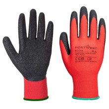 Guanti A174 Flex Grip tg M lattice rosso/nero Portwest (Conf.12)