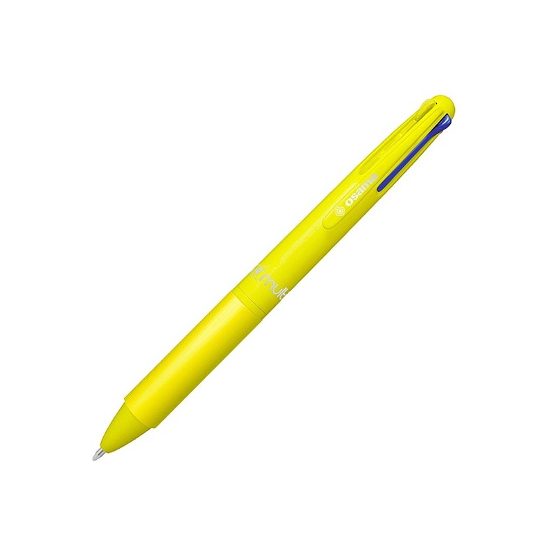 Penna sfera 4 colori 4 Multi 1.0mm giallo neon OSAMA (Conf.12)
