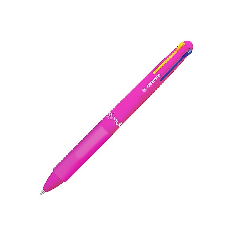 Penna sfera 4 colori 4 Multi 1.0mm fucsia neon OSAMA (Conf.12)
