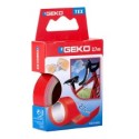 Nastro adesivo telato Tex rosso 19mmx2,7mt Geko