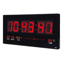 Orologio calendario digitale a led 51x3,5x23,5cm