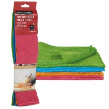 Conf 4 Panni microfibra 34x36cm Perfetto