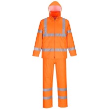 Completo antipioggia ripiegabile Hi-Vi tg XL arancione fluo Portwest