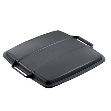 Coperchio nero per bidone DURABIN quadrato 90 lt Durable