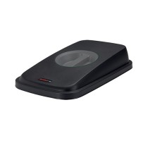 Coperchio per cestino SELECTO con maniglia nero Rotho