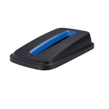 Coperchio per cestino SELECTO con foro nero/blu Rotho