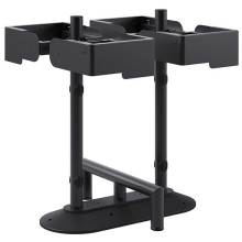 Portarifiuti quadruplo su base con reggisacco 90+90+90+90lt Stilcasa