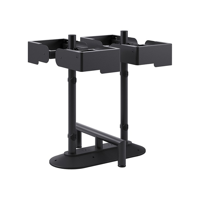 Portarifiuti quadruplo su base con reggisacco 90+90+90+90lt Stilcasa