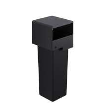 Portarifiuti murale coperto singolo con serratura e contenitore 53lt Stilcasa