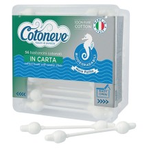 Cofanetto da 56 bastoncini cotonati biodegradabili puliorecchie salvatimpano Cot