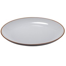 Piatto piano rPET Ø27,5x2,8cm grigio Leone