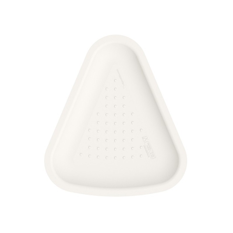 Conf 125 Vassoi pizza  1/6 23x26cm bianco Signor Bio