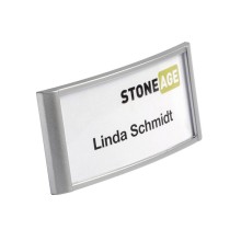 10 PORTANOME 3,4x7,4cm con magnete DURABLE