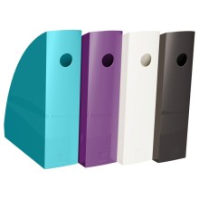 Set da 4 Portariviste Mag-Cube dorso 82mm Titane  4 Colori assortiti Exacompta