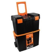 Valigetta in plastica con 2 ruote e maniglia e 36 utensili Fischer Darex