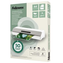 Scatola 100 pouches riciclate 80mic A4 Fellowes