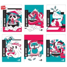 Maxiquaderno alta fogliazione A4 48fg+2 100gr 5mm c/margine Be More Manga BM (Conf.10)