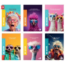 Maxiquaderno alta fogliazione A4 48fg+2 100gr 4mm Be More Crazy BM (Conf.10)