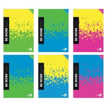 Maxiquaderno alta fogliazione A4 48fg+2 100gr 10mm Be More Fluo BM (Conf.10)