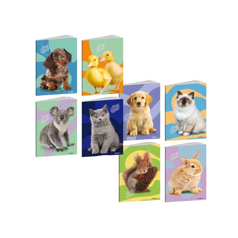 Maxiquaderno A4 20fg+1 80gr 4mm Best Friends Blasetti (Conf.10)