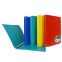 Raccoglitore Garda  22 x 30 cm  4 anelli tondi 16 mm  PP  colori assortiti  Plas (Conf.12)