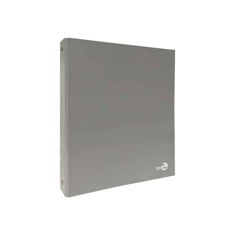 Raccoglitore a 4 anelli 30mm A4 grigio CHIARO BM (Conf.5)