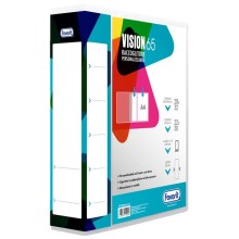 Raccoglitore personalizzabile Vision 22 x 30 cm 4 anelli a Q 65 mm dorso 8,5 cm