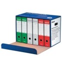 Scatola 6 registratori OXFORD BOX ITALIA G85 bianco-rosso-verde ESSELTE