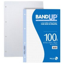 Ricambi forati rinforzati BandUP A4 100gr 40fg 4mm BM
