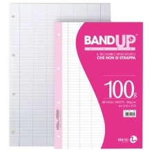 Ricambi forati rinforzati BandUP A4 100gr 40fg rigo di 1a BM
