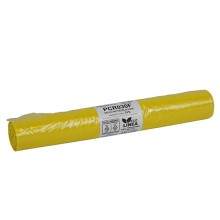 10 sacchi rifiuti PCR 110L 72x110cm 30gr giallo Bio Extrusion
