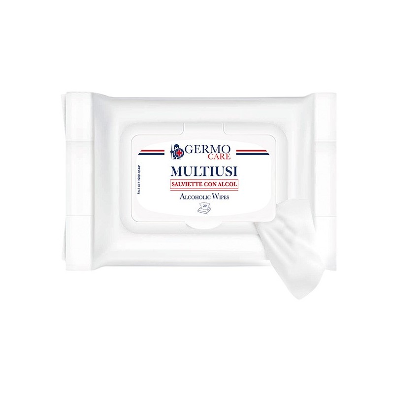 Flow pack da 20 Salviette MULTIUSI Pocket MAXI Germo