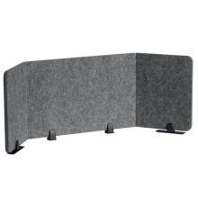 Pannello divisorio da scrivania EFFECT 160 pieghevole in feltro 1,6 m Durable