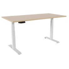 Scrivanie motorizzate regolabili in altezza 120x60x116cm Faggio