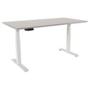 Scrivanie motorizzate regolabili in altezza 160x80x116cm Grigio