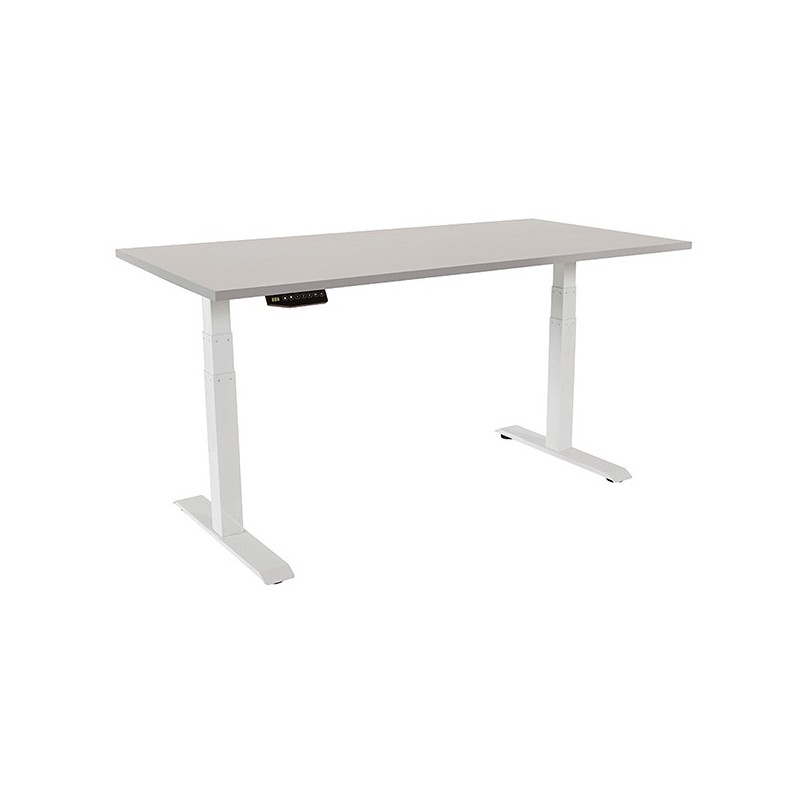 Scrivanie motorizzate regolabili in altezza 160x80x116cm Grigio