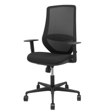 Sedia operativa Mardos in tessuto c/braccioli regolabili nero Piqueras y Crespo