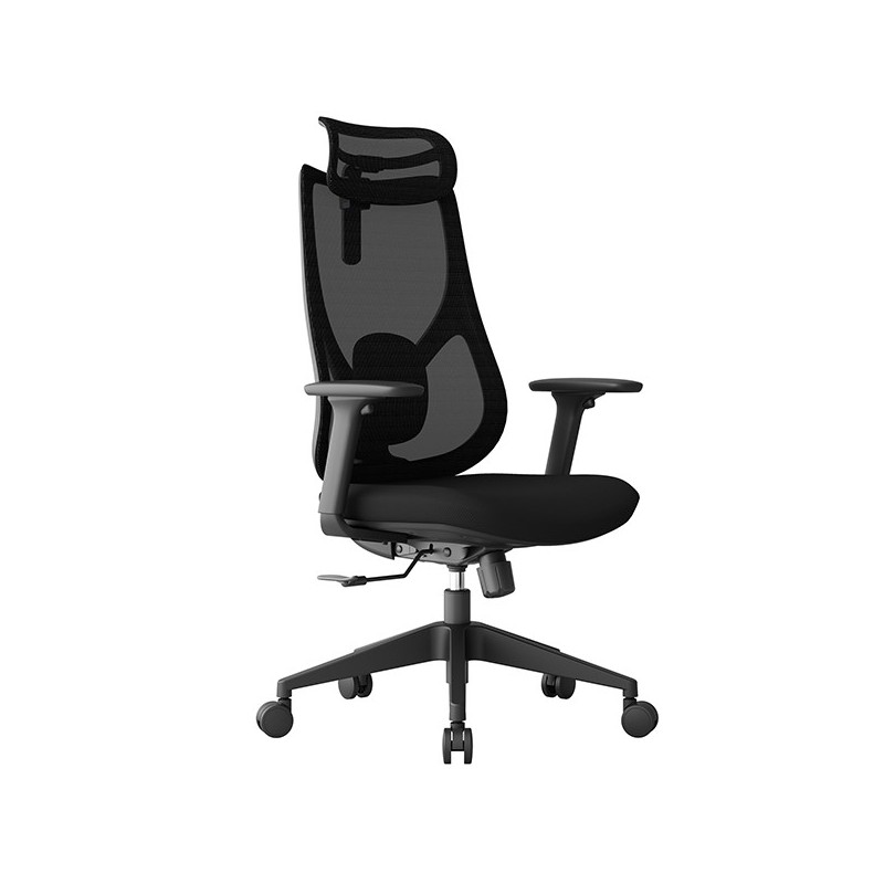 Seduta semidirezionale c/bracc Linear LIN in rete nero