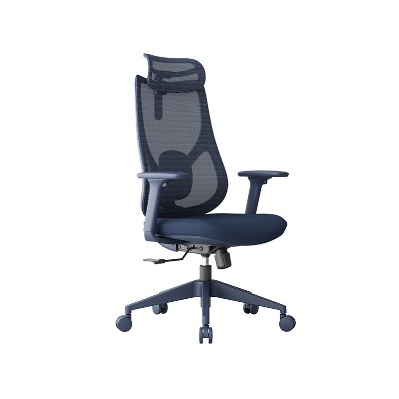 Seduta semidirezionale c/bracc Linear LIN in rete blu