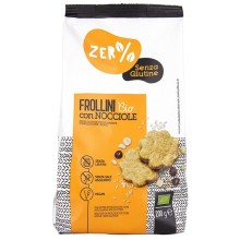 Confezione da 200gr frollini di riso con nocciole Zerglutine (Conf.9)