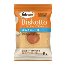 Biscotti farciti albicocca Biskotti  55gr Falcone (Conf.40)