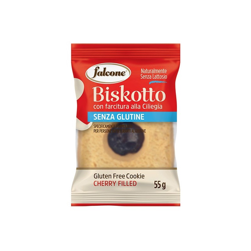Biscotti farciti ciliegia Biskotti  55gr Falcone (Conf.40)