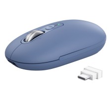 Mouse sottile multi-wireless e hyperscroll Seron Blu -Trust