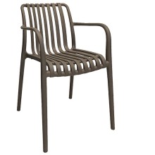 Sedia Nives in PP tortora Verdelook