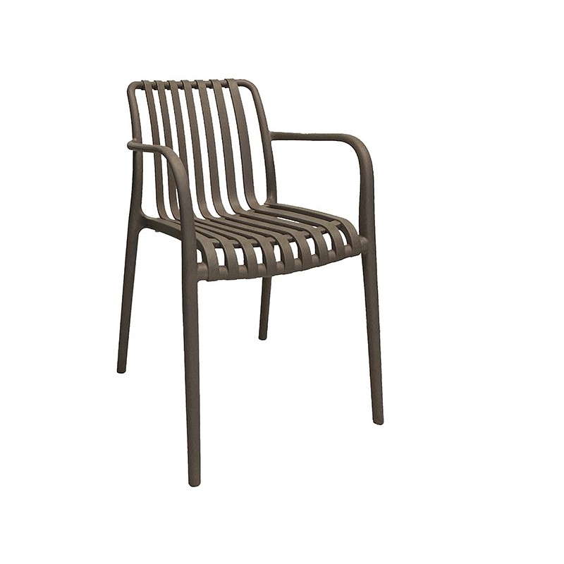 Sedia Nives in PP tortora Verdelook