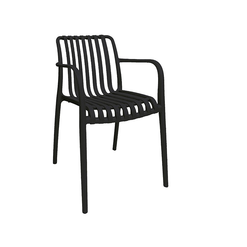 Sedia Nives in PP nero Verdelook