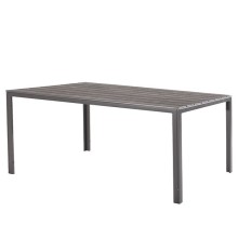 Tavolo Tenerife rettangolare 156x75x74cm grigio Verdelook
