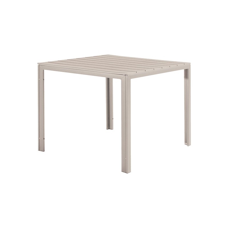Tavolo Tenerife quadrato 78x78x74cm beige Verdelook