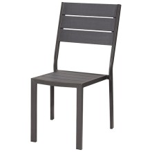 Sedia Tenerife s/bracc grigio Verdelook