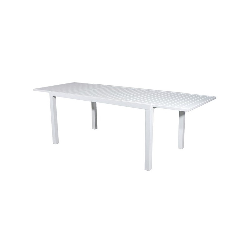 Tavolo Sardegna rettangolare 160x100x74cm bianco Verdelook